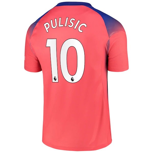 Camiseta Chelsea NO.10 Pulisic 3ª Kit 2020 2021 Naranja